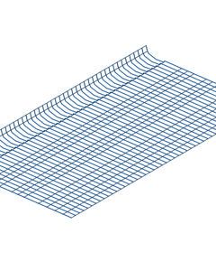 Wire mesh f/ bottom grid 1206 1"x1.5" Zn MCZ UV600